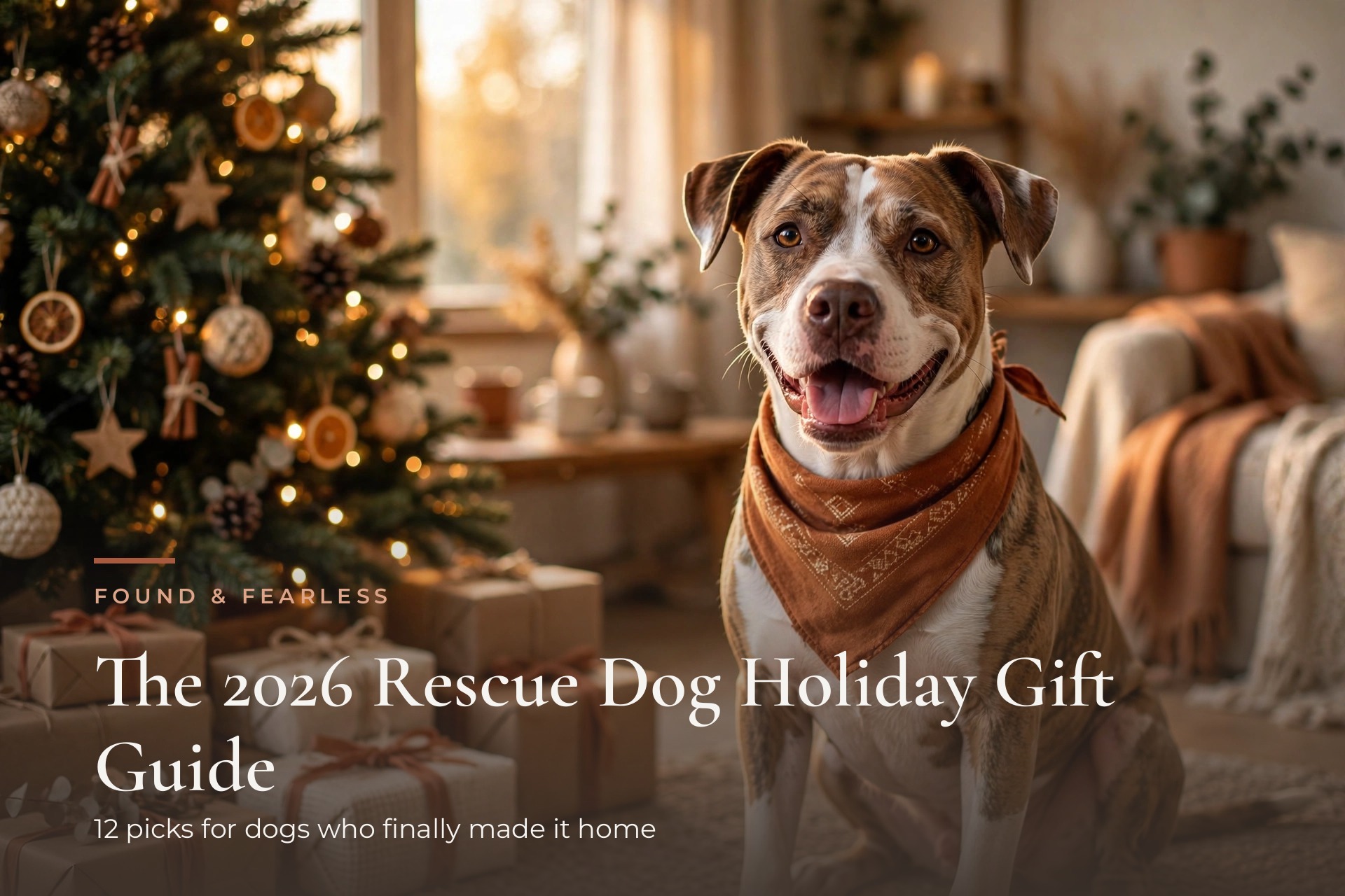 The 2026 Rescue Dog Holiday Gift Guide: 12 Picks for Dogs Who Finally Made It Home