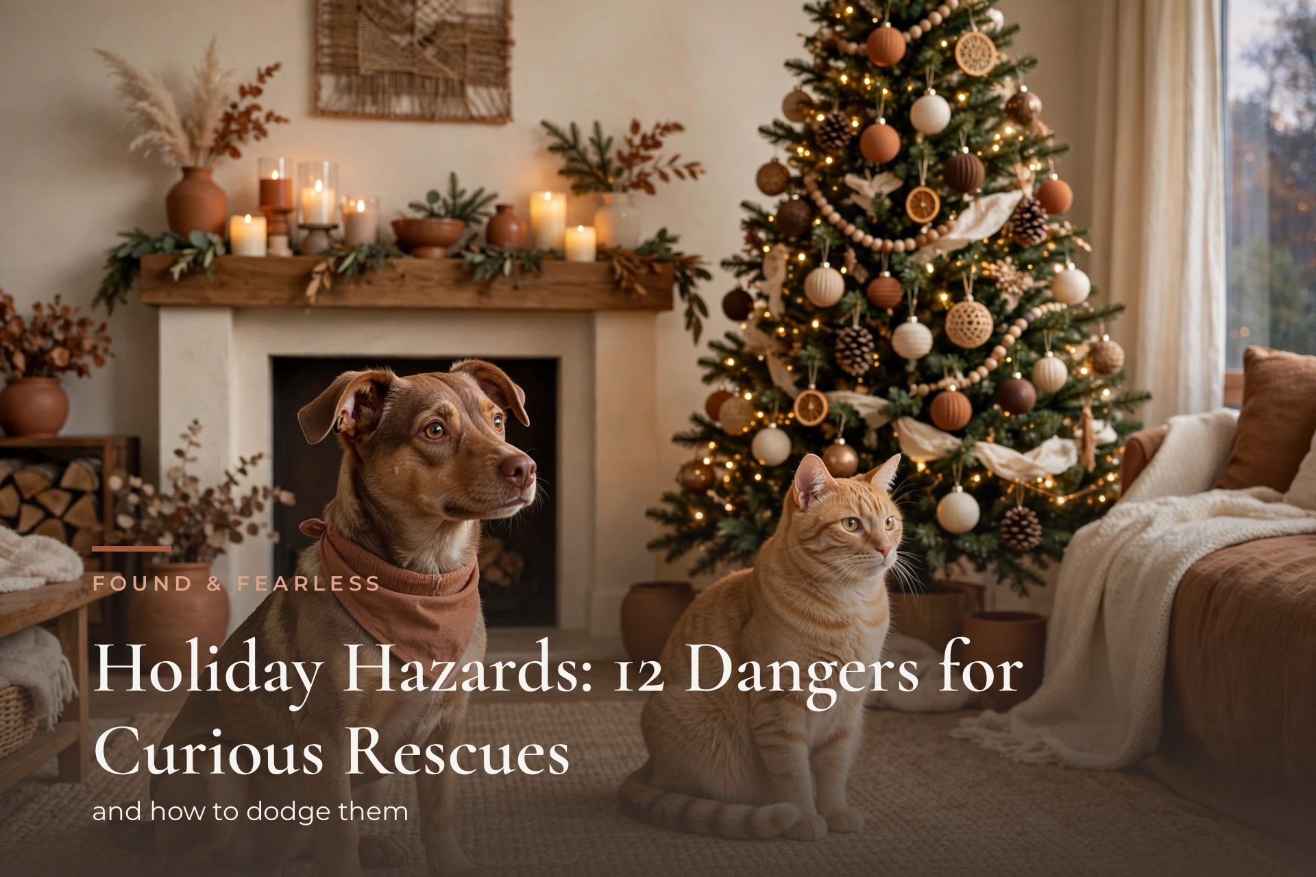 Holiday Hazards: 12 Dangers for Curious Rescues (and How to Dodge Them)